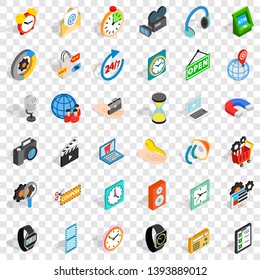 Good device icons set. Isometric style of 36 good device vector icons for web for any design