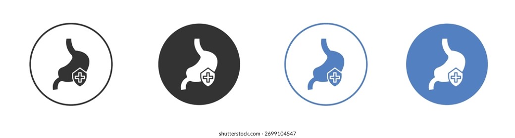 Good digestion icon vector. Logo Template illustration design