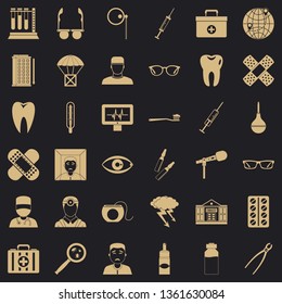 Good doctor icons set. Simple style of 36 good doctor vector icons for web for any design
