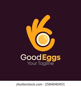 Good Eggs Logo Design Template. Good for Business, Agency, Community and Organization