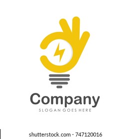 Good energy logo design template