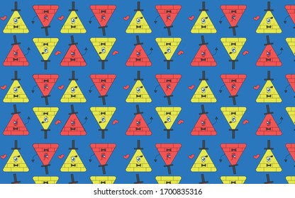 
Good And Evil Bill Cipher Pattern From Gravity Falls