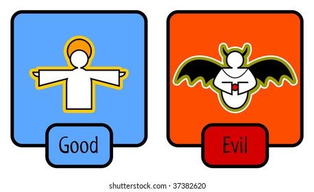 good and evil symbols