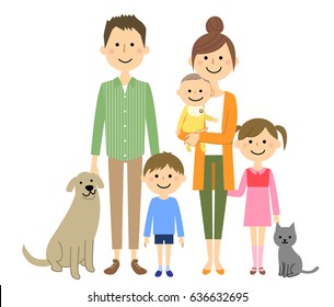 幸せ 家族 日本 のイラスト素材 画像 ベクター画像 Shutterstock