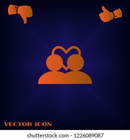 Good family vector web icon