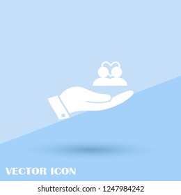 good family vector web icon