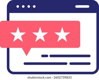 Good Feedback Icon Fill Vector Illustration