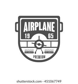 Good Flight Airplane Club Emblem Design
