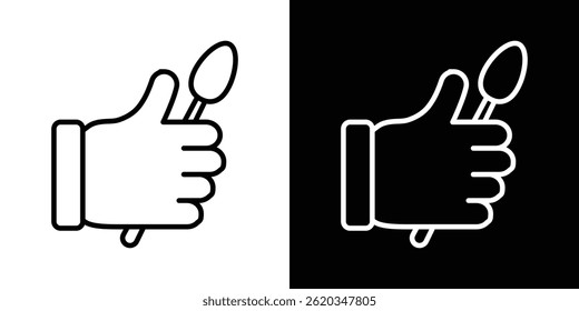 Good food icon vector for web and mobile app. Symbol isolated.