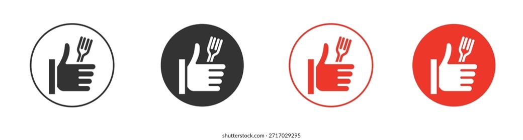 Good food icon. web vector design
