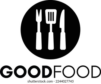 Good food logo fully vector file 