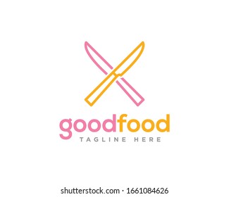 Good Food Logo Icon Design Vector