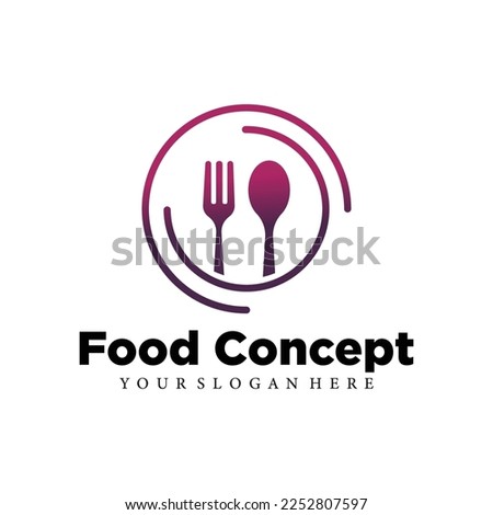 Good food logo icon vector template.