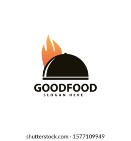 good food logo template design vector illustration