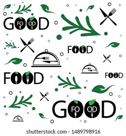 good food natural background pattern modern leaves design
unique art, vector, abstract, decoration, wallpaper, sticker, wall, banner.