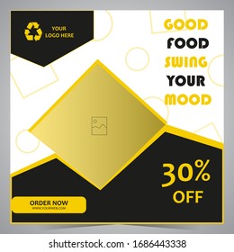 Good Food Offer Social Media Post Design