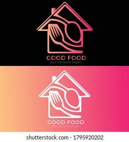 Good Food, Restaurant Logo Template Design