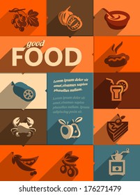 Good food. Vector format