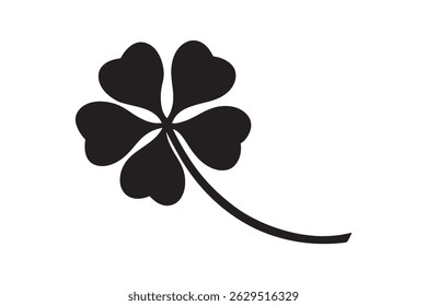 Good Fortune Four Leaf Clover Flat