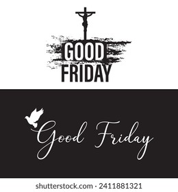 Good friday art vector.ready to print.T-shirt design.