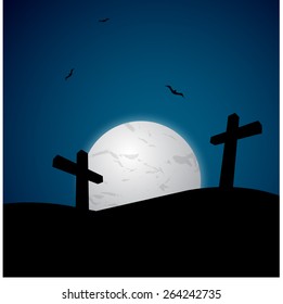 Good Friday background concept with Illustration of Jesus cross.