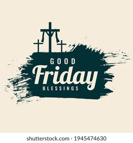 good friday background with crosses