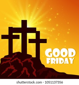Good friday background illustration