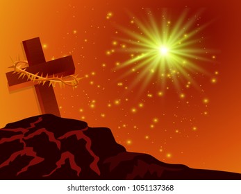 Good friday background illustration