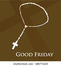 Good friday background with Jesus locket.