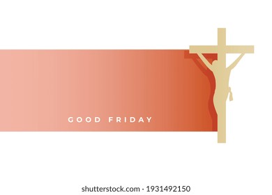 good friday background with text space