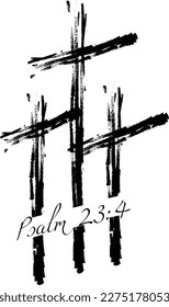 Good Friday. Friday before Easter. Christian faith for print or use as poster, card, flyer or T shirt