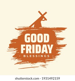 good friday blessings background with jesus carrying cross