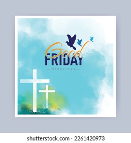 Good Friday is a Christian holiday commemorating the crucifixion of Jesus and his death at Calvary
