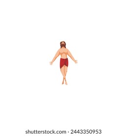 Viernes Santo elemento vector cristiano cruz