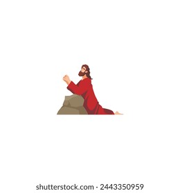 Viernes Santo elemento vector cristiano cruz