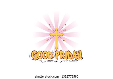 Good Friday Design for T-shirts and Accessories Black and White 
