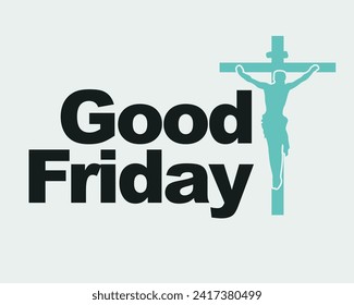 good friday design, vector illustration eps10 