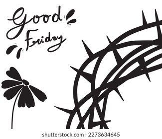 Good friday doodle and