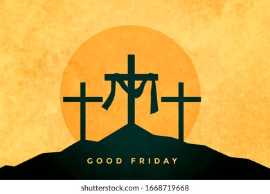good friday or easter day background design