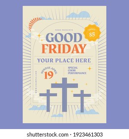 Good Friday Flyer Poster Templtate