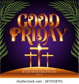 Ilustración vectorial de la Semana Santa del Viernes Santo