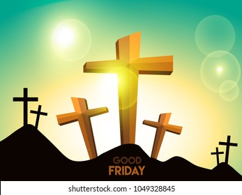 Good Friday Illustration Background.