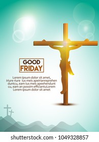 Good Friday Illustration Background.