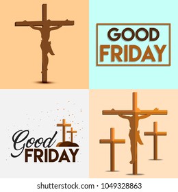 Good Friday Illustration Background.