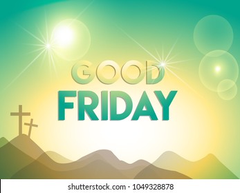 Good Friday Illustration Background.