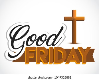 Good Friday Illustration Background.