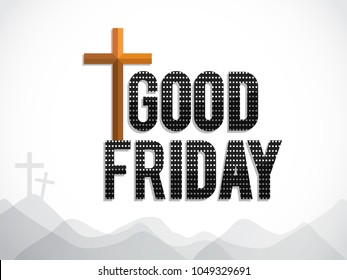 Good Friday Illustration Background.
