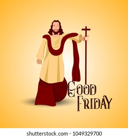 Good Friday Illustration Background.