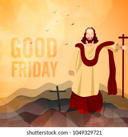 Good Friday Illustration Background.