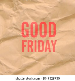 Good Friday Illustration Background.